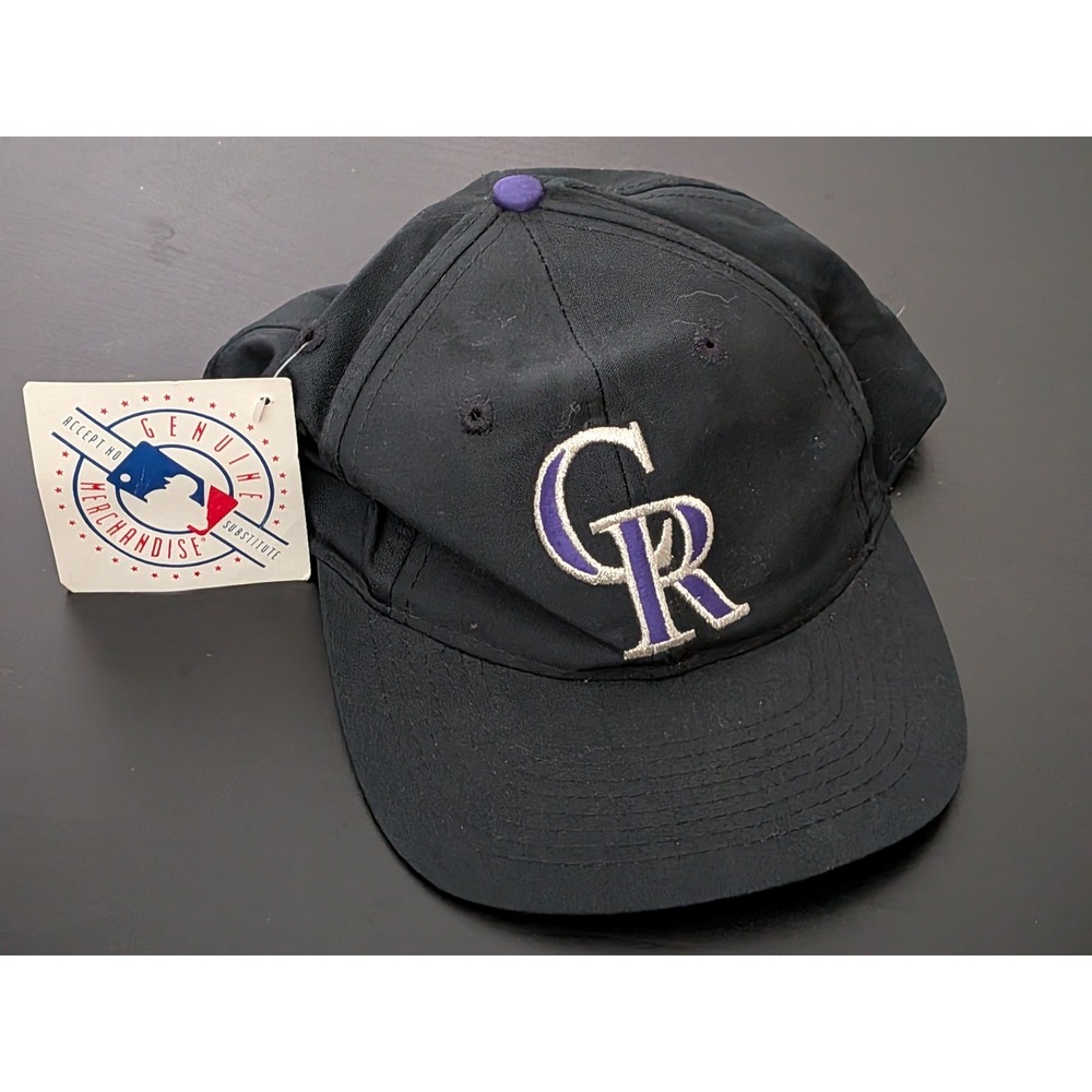 Vintage MLB Colorado Rockies Snapback Hat Twins Enterprise 90s NWT‎ OSFM